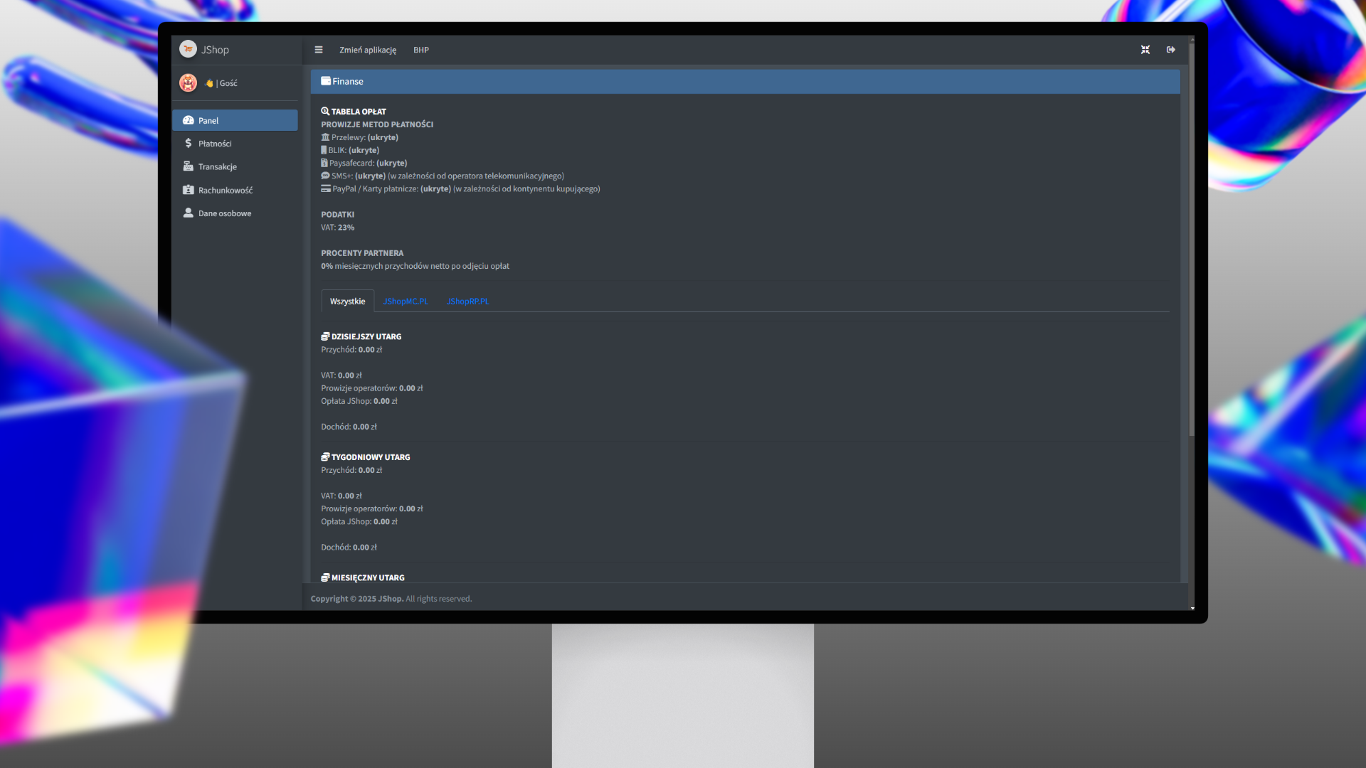 Backend i REST API dla SaaS JShop – monetyzacja FiveM i Minecraft